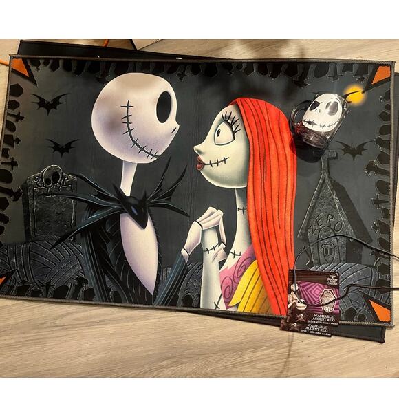 Nightmare before Christmas washable accent rug 27“ x 42“ super extra large - Picture 1 of 5